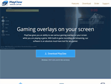 Tablet Screenshot of playclaw.com