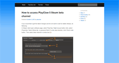 Desktop Screenshot of blog.playclaw.com